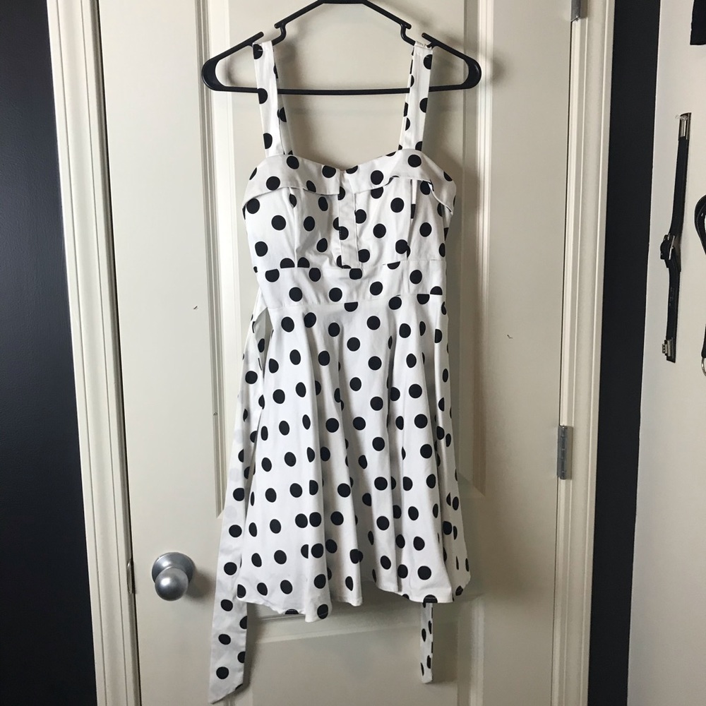 Ixia Black and White Pinup Dress